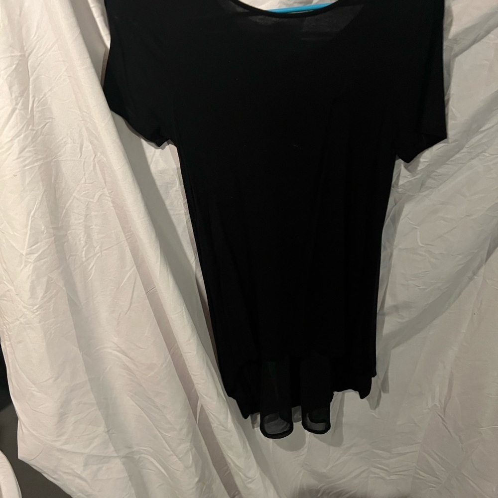 Zenana Outfitters Black Short Sleeve Top